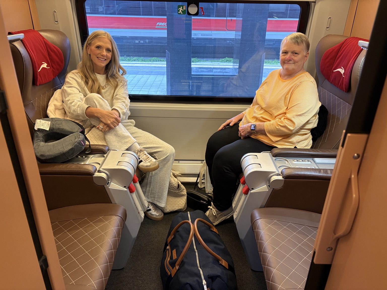 Train ride in Italy